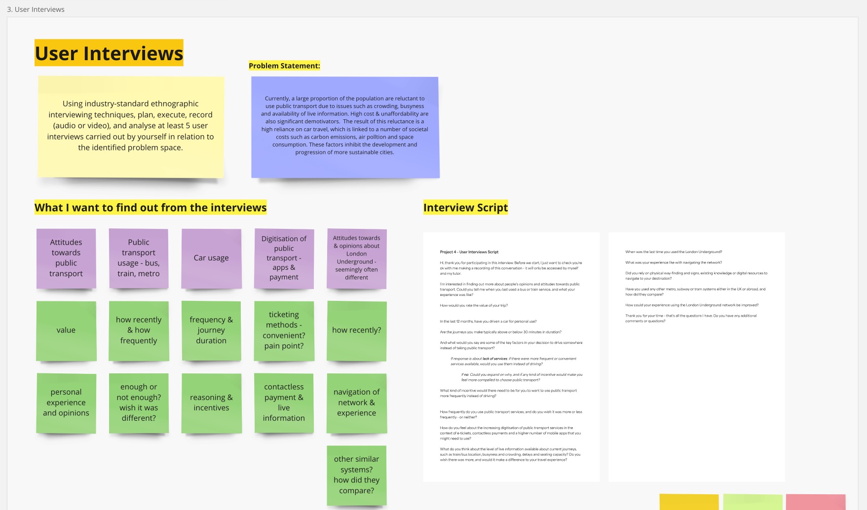 User & Expert Interviews