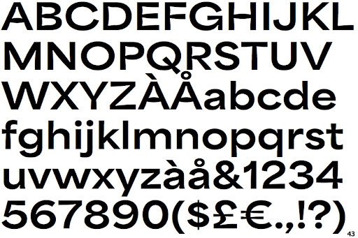 Identifont - Area Inktrap Extended Black